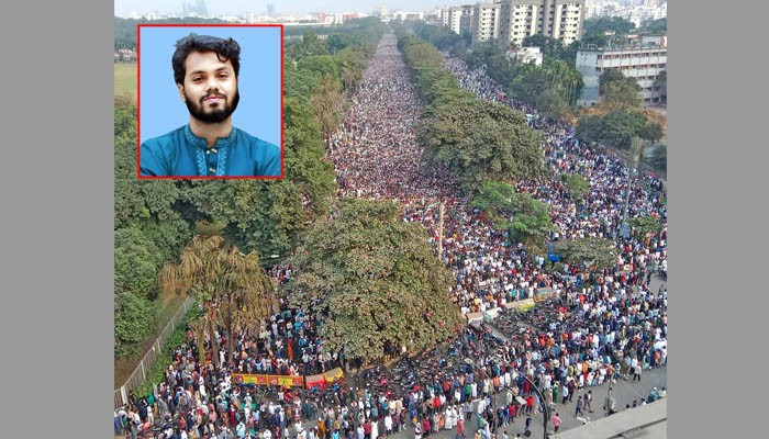 ​শহীদ হাদির জানাজা অনুষ্ঠিত