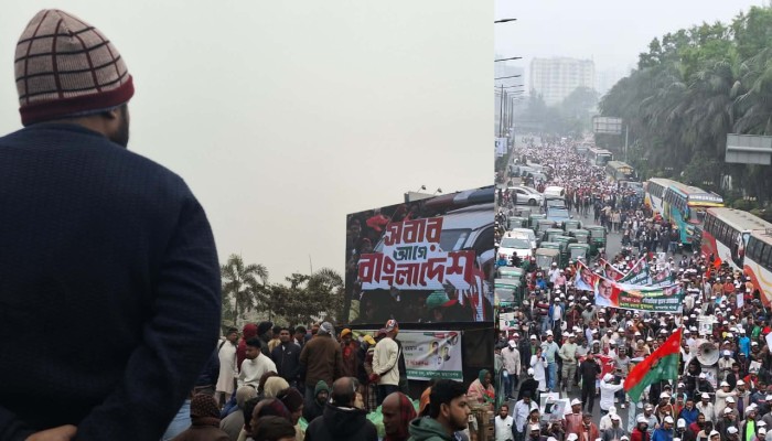 ​তারেক রহমানের স্বদেশ প্রত্যাবর্তন: জনস্রোতে পরিপূর্ণ ৩০০ ফিট সড়ক