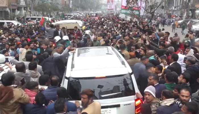 ​দেড় যুগ পর নয়াপল্টনে তারেক রহমান