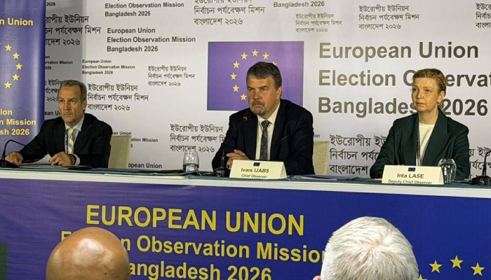 গণভোট পর্যবেক্ষণ করবে  না ইইউ: সংবাদ সম্মেলনে পর্যবেক্ষক মিশন প্রধান