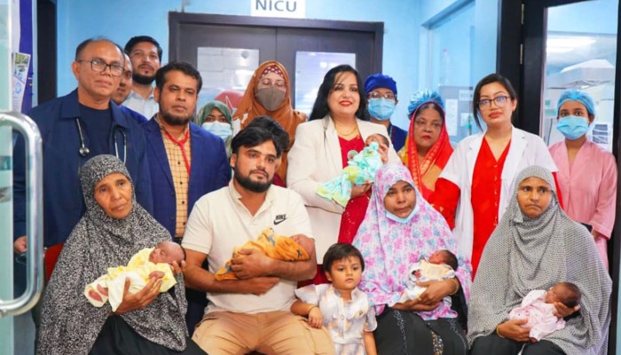 ​এখন থেকে একসঙ্গেই থাকবে জমজ ৫ ভাই-বোন