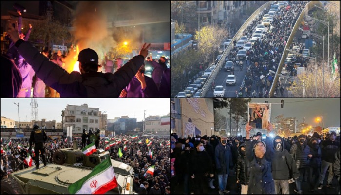 ​বিক্ষোভের উত্তাপে জ্বলছে ইরান, নিহত ২৪০০ আন্দোলনকারী