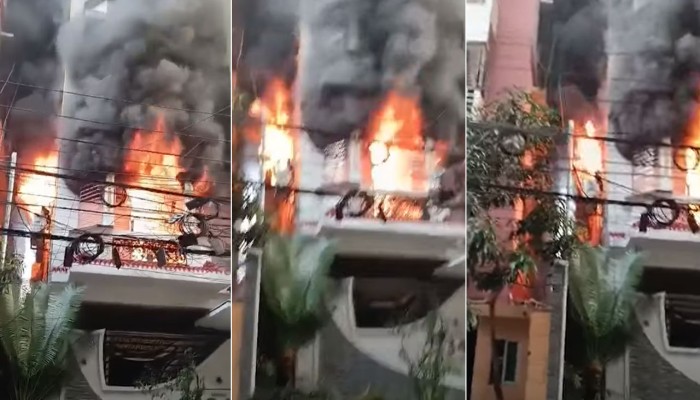 উত্তরায়​ রান্নাঘর থেকেই  আগুনের সূত্রপাত