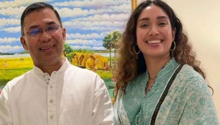 ​মেয়ে জাইমাকে নিয়ে ‘মিট অ্যান্ড গ্রিট’-এ  তারেক রহমান