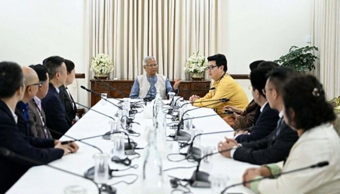 ​প্রধান উপদেষ্টার সঙ্গে বাংলাদেশ-চীন পার্টনারশিপ ফোরামের বৈঠক