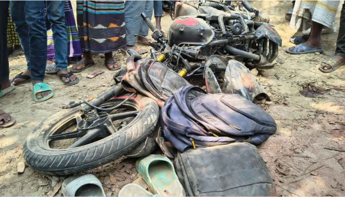 ​বেপরোয়া মোটরসাইকেল কেড়ে নিল ২ স্কুল শিক্ষার্থীর প্রাণ