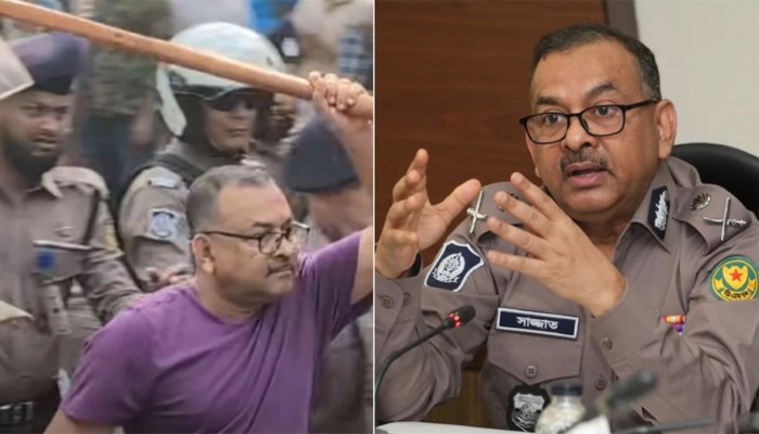 ​লাঠিচার্জের ভাইরাল ভিডিও নিয়ে যা বললেন ডিএমপি কমিশনার