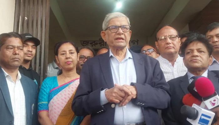 ​ঠাকুরগাঁওয়ে মেডিকেল কলেজের সিদ্ধান্ত হয়ে গেছে: মির্জা ফখরুল