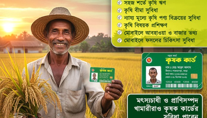 ​প্রাথমিকভাবে ‘কৃষক কার্ড’ চালু হচ্ছে যে ৯ উপজেলায়