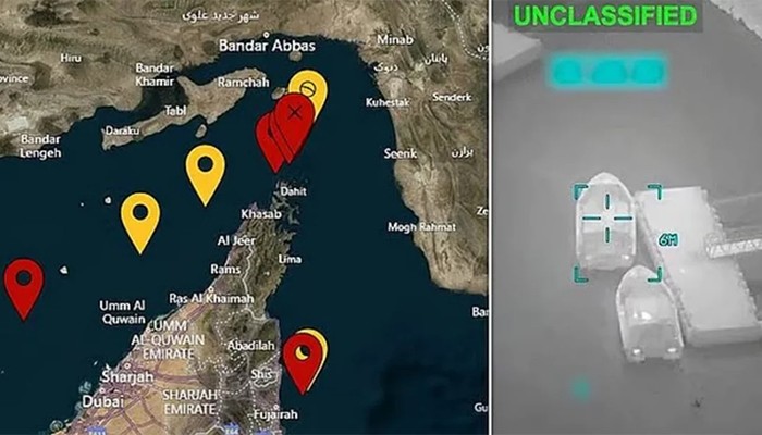 ​হরমুজ প্রণালিতে পরপর ৩ জাহাজে হামলা, একটিতে আগুন