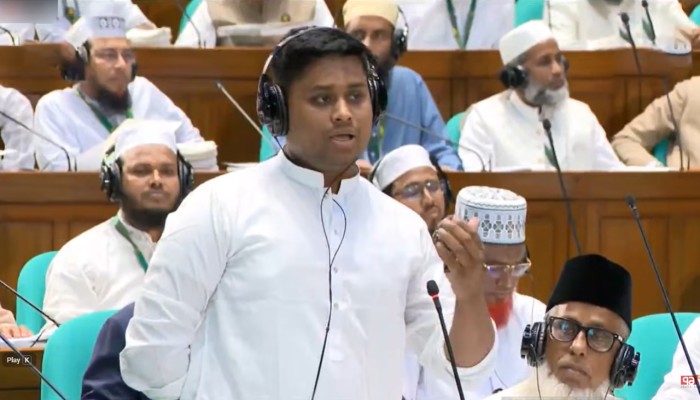 ভর্তিতে লটারির সমালোচনা করে সংসদে যা বললেন হাসনাত