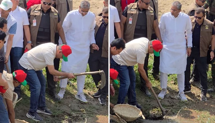 খাল খনন কর্মসূচির উদ্বোধন করলেন প্রধানমন্ত্রী