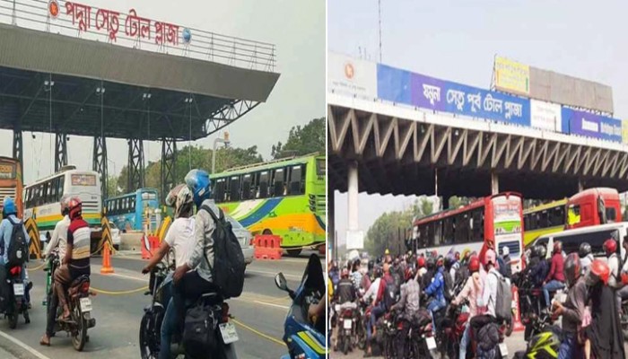 ​পদ্মা ও যমুনা সেতুতে রেকর্ড টোল আদায়