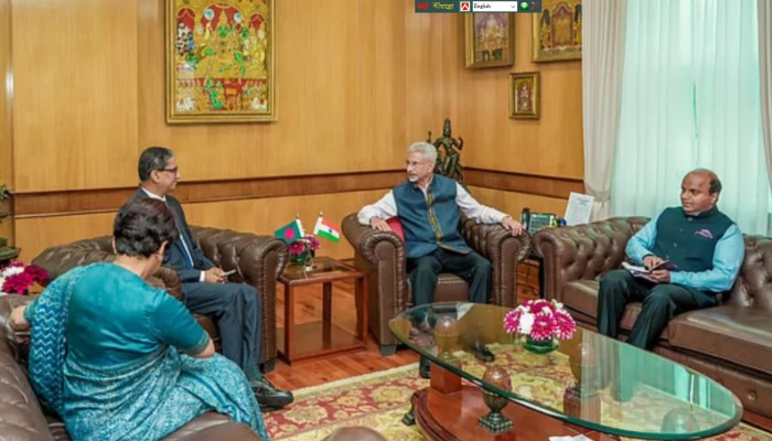 ​নয়াদিল্লিতে জয়শঙ্করের সঙ্গে বাংলাদেশের হাইকমিশনারের বৈঠক