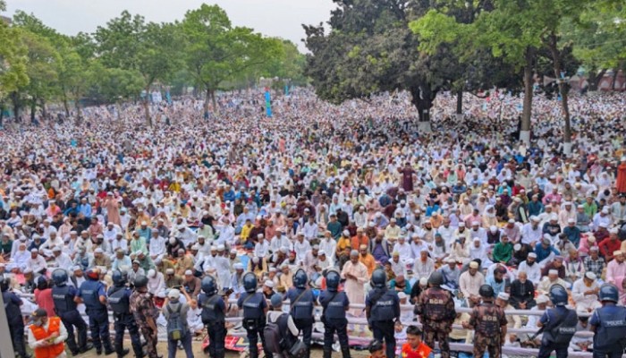 ​শোলাকিয়ায় ১৯৯তম ঈদ জামাতে জনসমুদ্র