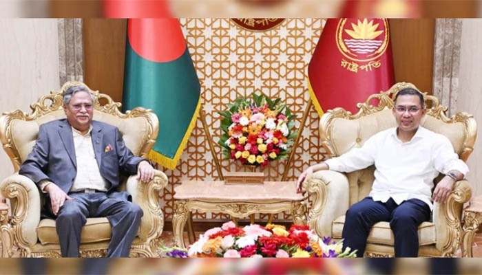 বঙ্গভবনে রাষ্ট্রপতির সঙ্গে প্রধানমন্ত্রীর সাক্ষাৎ