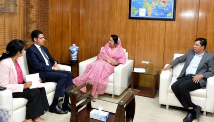 বিমানমন্ত্রী ও প্রতিমন্ত্রীর সঙ্গে নেপালের রাষ্ট্রদূতের সৌজন্য সাক্ষাৎ