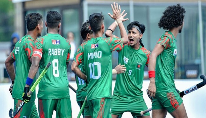 হকি: তাইপেকে হারিয়ে বাংলাদেশের রুদ্ধশ্বাস জয়