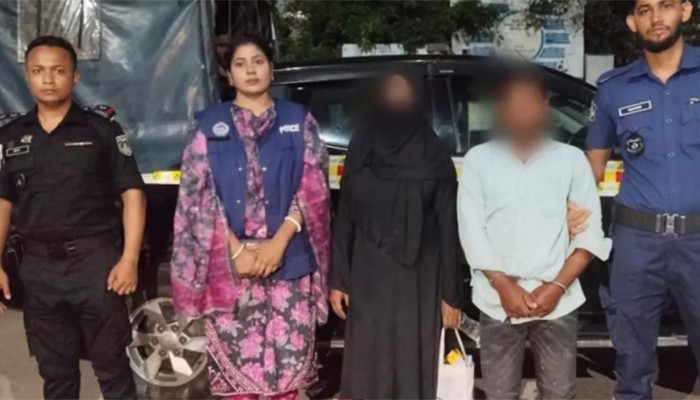 ​মাকে জবাই করে হত্যা, ছেলে-পুত্রবধূ গ্রেপ্তার