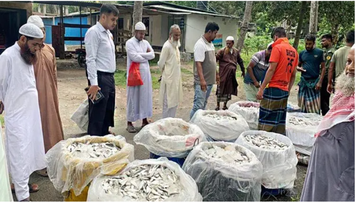 মাদারীপুরে জব্দ ২৭ মণ জাটকা গেলো এতিমখানায়