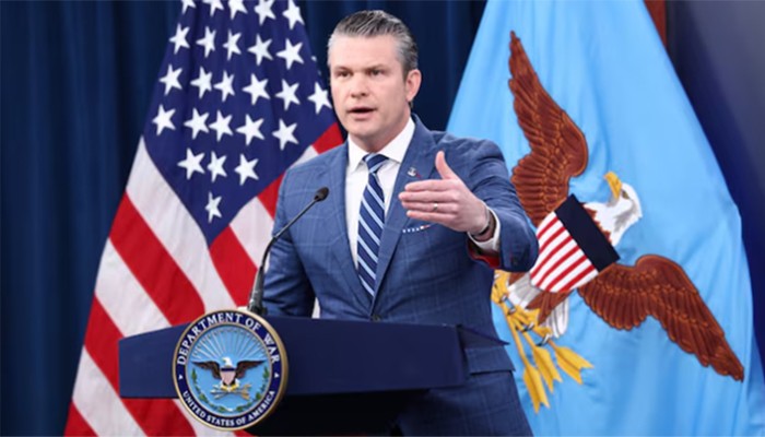 হরমুজ প্রণালিতে যাবে না মার্কিন বাহিনী: পিট হেগসেথ