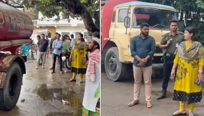আ.লীগ নেতার পাম্প থেকে সরানো হচ্ছিল ৪৫০০ লিটার পেট্রোল, অতঃপর...