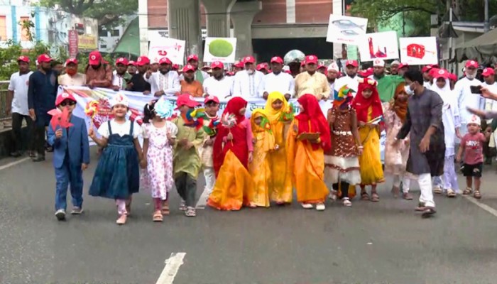 জামায়াতের বৈশাখী শোভাযাত্রা, দেশীয় ঐতিহ্য রক্ষার আহ্বান