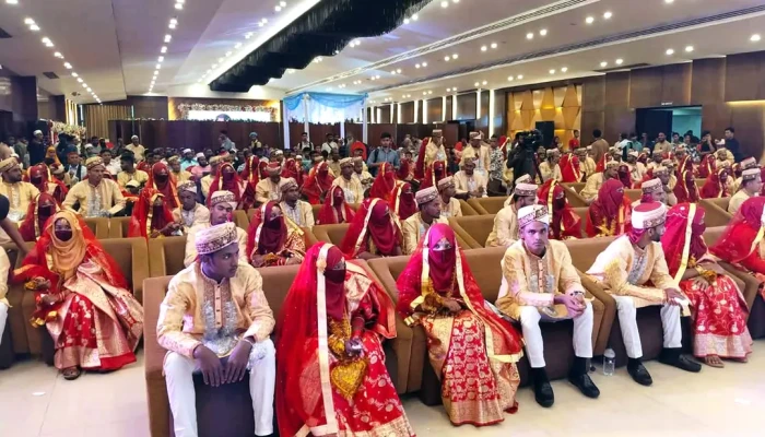 সিলেটে গণ বিয়ে: একসঙ্গে কবুল বললো ১২৬ তরুণ-তরুণী