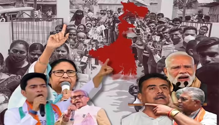 ​পশ্চিমবঙ্গে চলছে ভোটগ্রহণ, দুর্গ রক্ষায় মরিয়া তৃণমূল