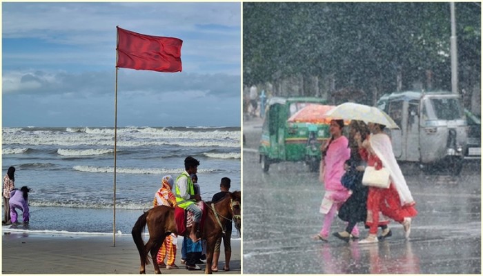 চার সমুদ্র বন্দরে ৩ নম্বর সতর্ক সংকেত