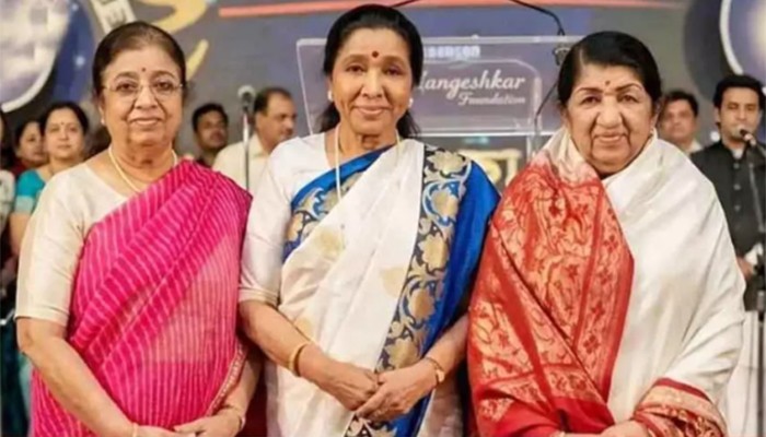 ​লতা ও আশাকে হারিয়ে মর্মাহত বোন ঊষা মঙ্গেশকর