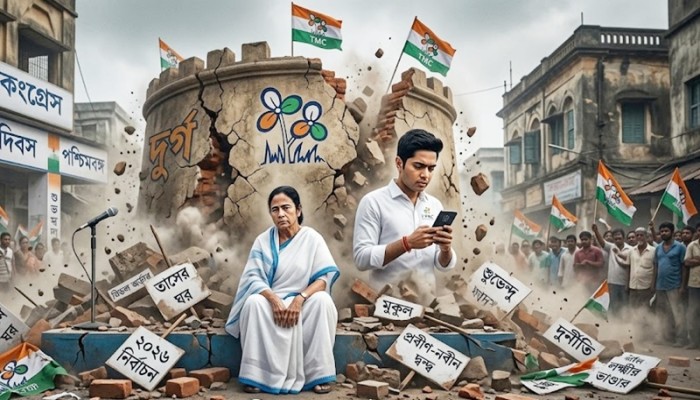 কেন তাসের ঘরের মতো ভেঙে পড়ল মমতার দুর্গ?