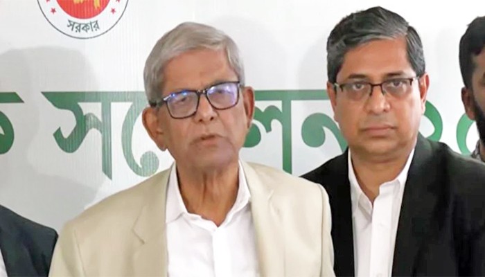 ​এক বছরের মধ্যে স্থানীয় সরকারের নির্বাচন সম্পূর্ণ হবে: মির্জা ফখরুল