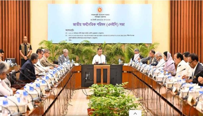 এনইসি’র সভায় প্রধানমন্ত্রী তারেক রহমান