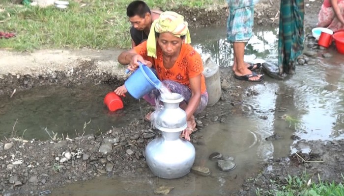 দুর্গম পাহাড়ে সুপেয় পানির তীব্র সংকট