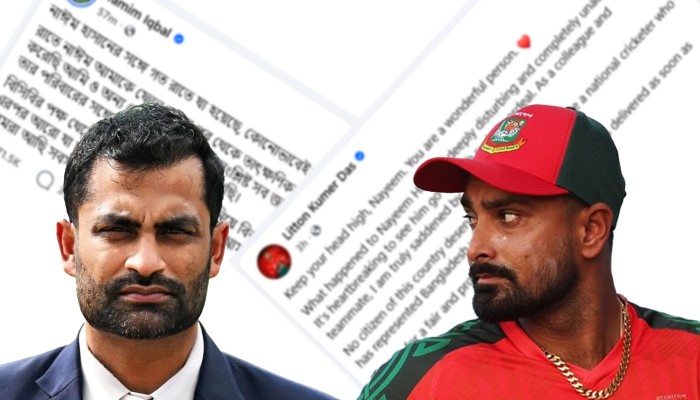 নাঈমকে পুলিশের মারধরের ঘটনায় ক্রিকেটারদের নিন্দার ঝড়