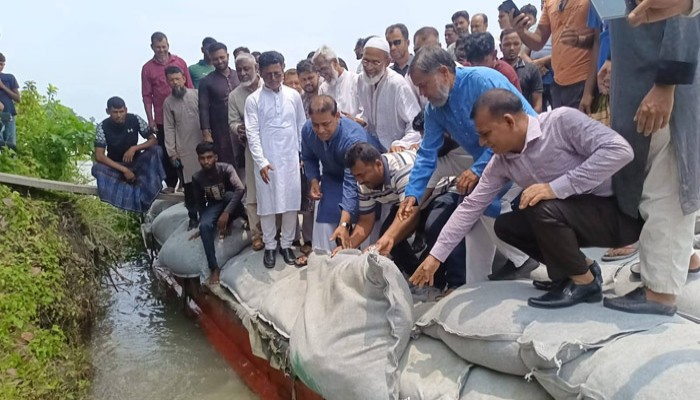 নদী ভাঙ্গন রোধে কাজ করছে সরকার- এমপি খোকন তালুকদার