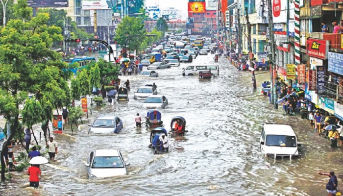 রাজধানীতে জলাবদ্ধতা নিরসনের স্থায়ী সমাধানের উদ্যোগ