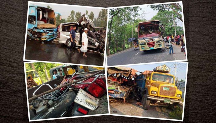 তিন পথে দুর্ঘটনায় ৫১৩ মৃত্যু