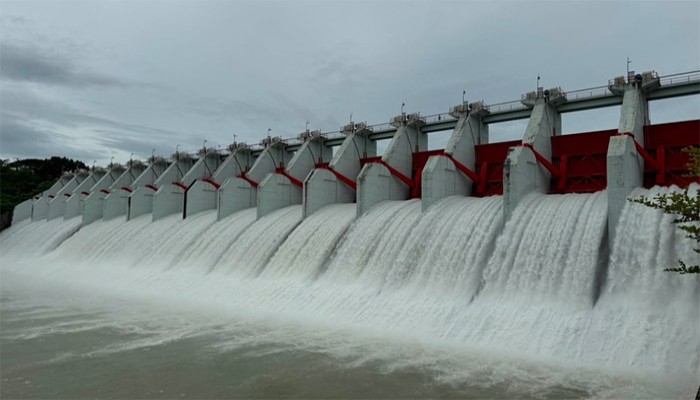 খুলে দেওয়া হলো কাপ্তাই বাঁধের ৬ জলকপাট