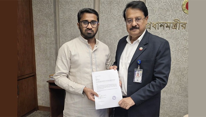​প্রধানমন্ত্রীর রাজনৈতিক সহকারী পদে দায়িত্ব গ্রহণ করলেন রাশেদ