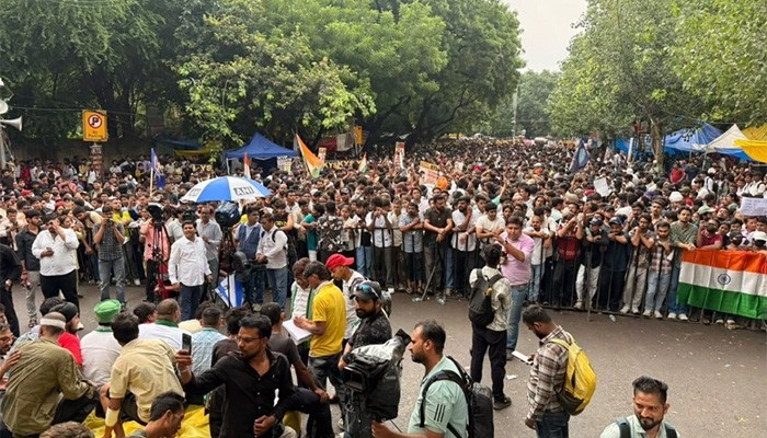 ​যন্তর মন্তরে বিক্ষোভের ভিড় বাড়ছে, আন্দোলন ছড়িয়েছে বিদেশেও