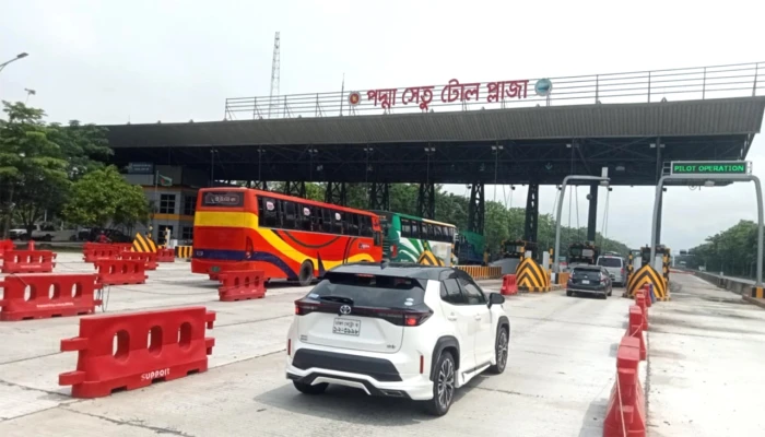 পদ্মা সেতুতে ইলেকট্রনিক টোল আদায় ছাড়াল ১০ কোটি টাকা