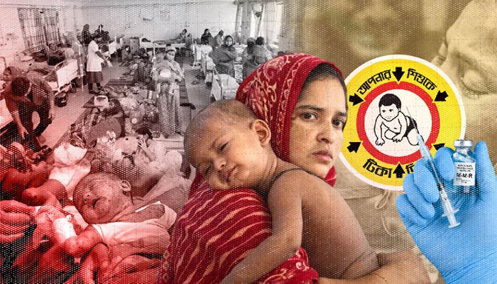 ​২৪ ঘণ্টায় হামের উপসর্গে আরও পাঁচ মৃত্যু