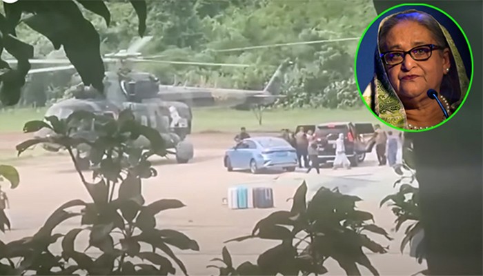​শেখ হাসিনাকে বহন করা হেলিকপ্টার ও সামরিক বিমানের পাইলট কারা ছিলেন