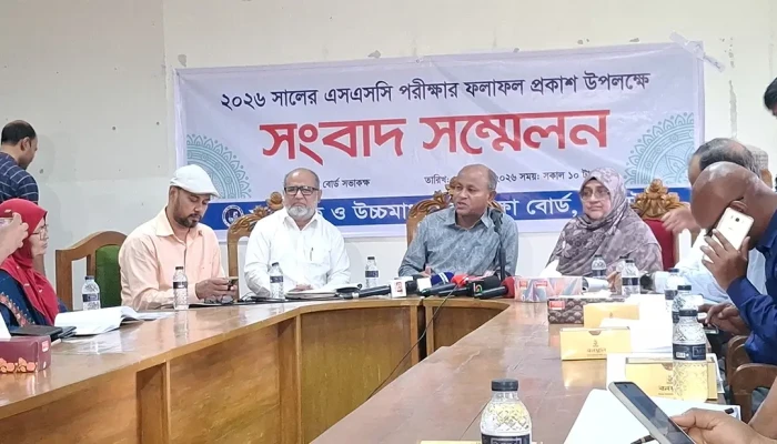 সিলেট বোর্ডে এসএসসিতে পাসের হার ৫৮.৩৩ শতাংশ