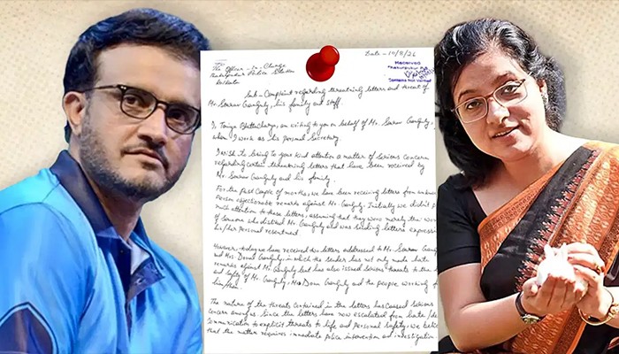 সৌরভ গাঙ্গুলী ও তাঁর স্ত্রীকে প্রাণনাশের হুমকি, তদন্তে পুলিশ