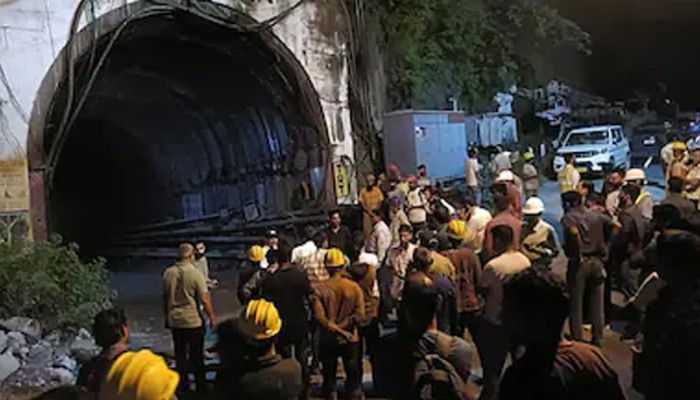 ভারতের উত্তরাখণ্ডে নির্মাণাধীন টানেলে ধস, নিহত ৭