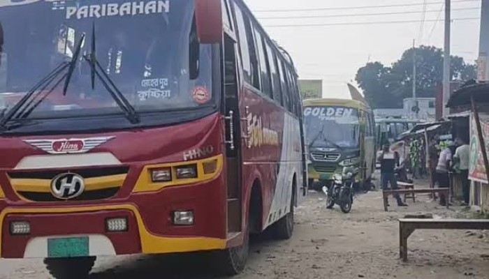 চুয়াডাঙ্গার সব রুটে বাস চলাচল বন্ধ