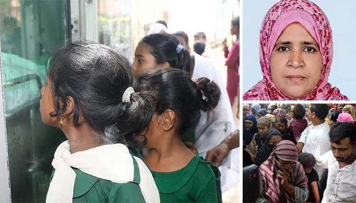 ​কাঁদতে কাঁদতে 'রনজিলা ম্যাডাম'কে বিদায় জানাল শিশুরা